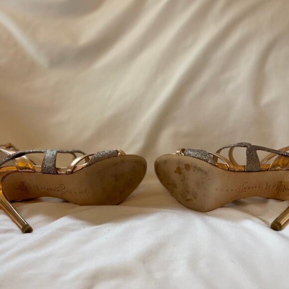 Ivanka Trump rose gold sparkle heels/Size 6 - Picture 7 of 8